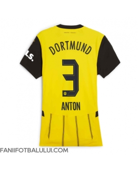 Borussia Dortmund Waldemar Anton #3 Tricou Fotbal Replică 2024-25 Femei Acasa